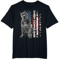 thumbnail image 1 of Dog Course Dad, Dog Owner Italian Mastiff USA American Flag T-Shirt, 1 of 3