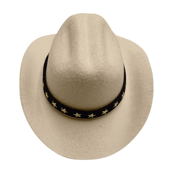 Dog Cowboy Hat Cat Cowboy Hat Pet Cowboy Costume Mini Cowboy Hat for Dogs Cat 、Holiday Halloween Pet Party Decoration,Beige,S