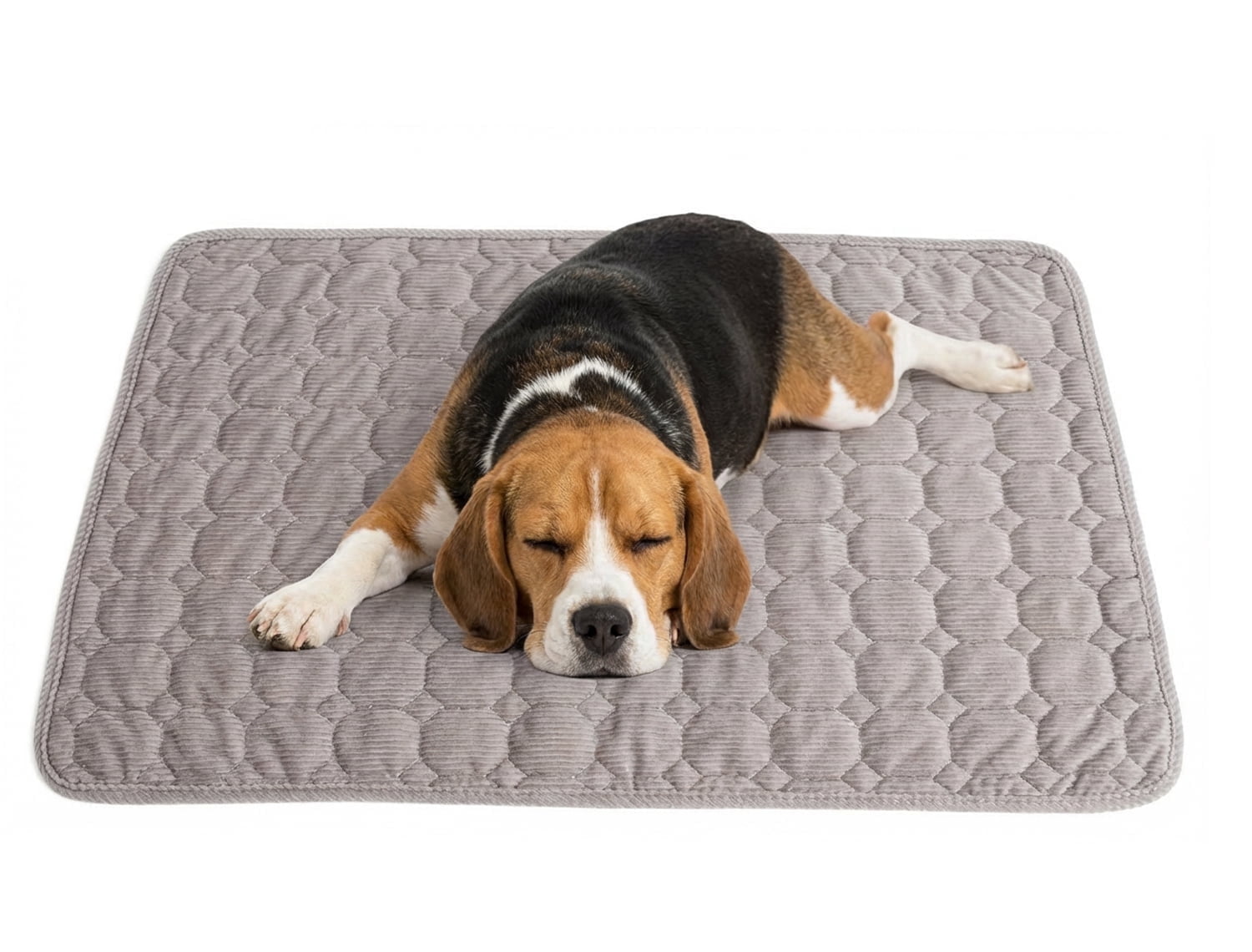 Dog Crate Mat,24 x 28 inch Dog Kennel Mat with Anti-Slip Bottom, Washable Soft Corduroy Dog Mat with Three-dimensional Texture and Durable Fine Hemming