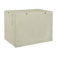 thumbnail image 1 of Dog Crate Cover, 30*20.87*20 Inch Dog Kennel Cover with Mesh Window, Lightweight Wire Dogs Cage Cover, Machine Wash & Dry 63.5x48x50cm (Beige), 1 of 7