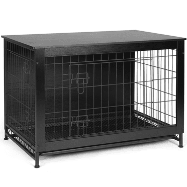 Dog Crate Furniture up to 70 lbs for Large dogs, Side End Table, Dog Kennel for Indoor
