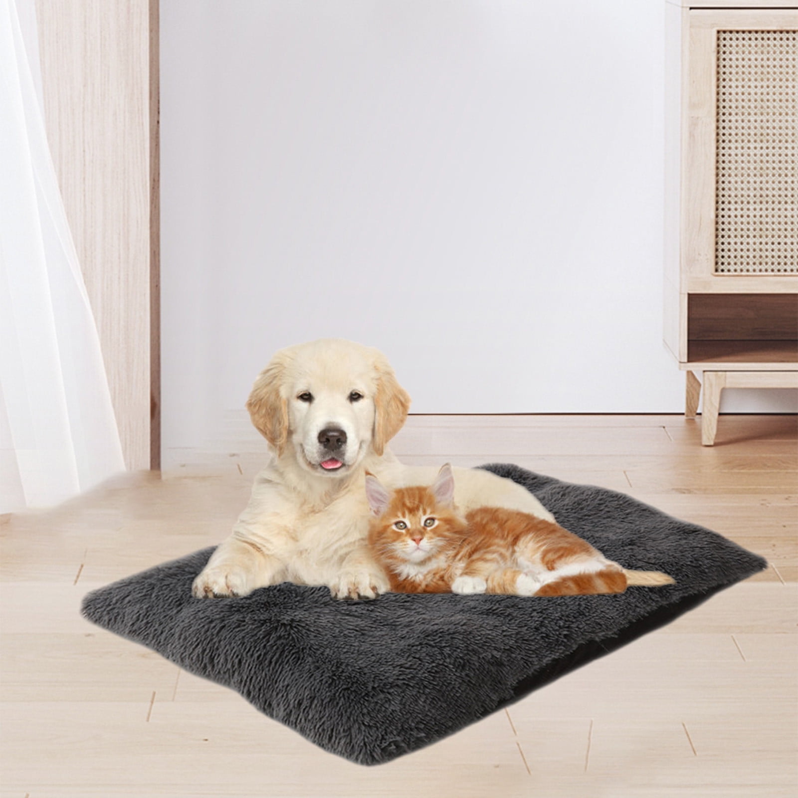 Dog Crate Pad Plush Dog Bed For Dogs Calming AntiAnxiety Dog Bed For