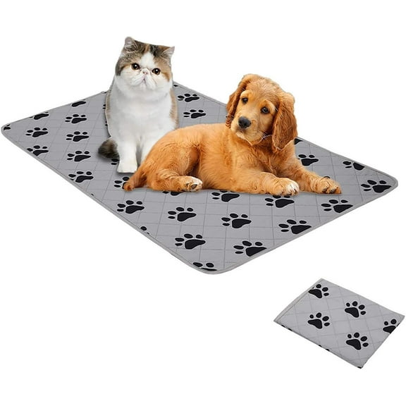 Dog Crate Pads Dog Pee Pads Rugs Washable Dog Pads, Non Slip Puppy Pee Pads for Small Dogs, Waterproof Pet Pad Rug, Dog Whelping Training Pads for Dogs, 2 Pieces, 20"x30"