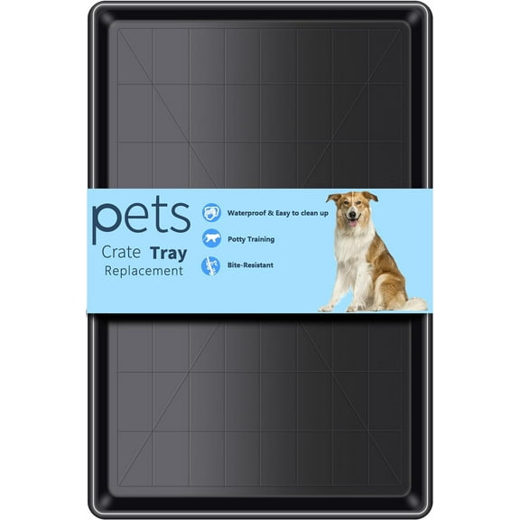 Dog Crate Tray 36" - ChewProof Replacement Pan, Easy to Clean, Easy to Assemble,Ideal for Potty Training - Perfect for Pet Crates & Kennels