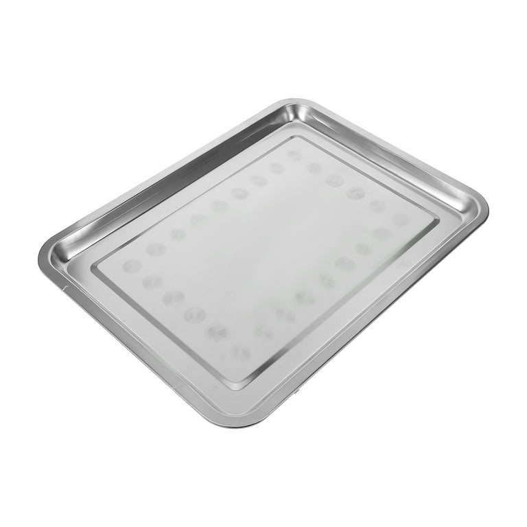 Dog Crate Tray Dog Cage Birds Poop Holder Bird Cage Tray Puppy Pee Pad Dog Crate Bottom Tray Replacement Size Large Silver