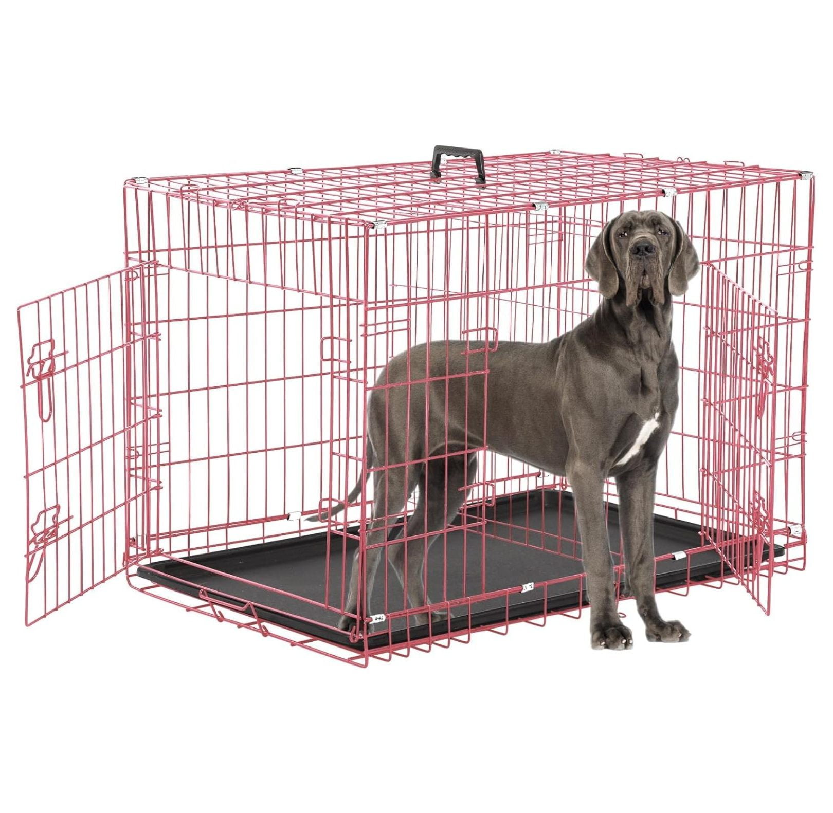 Dog Crates for Large Dogs Inch Dog Kennel Large Dog Crate Foldable Dog