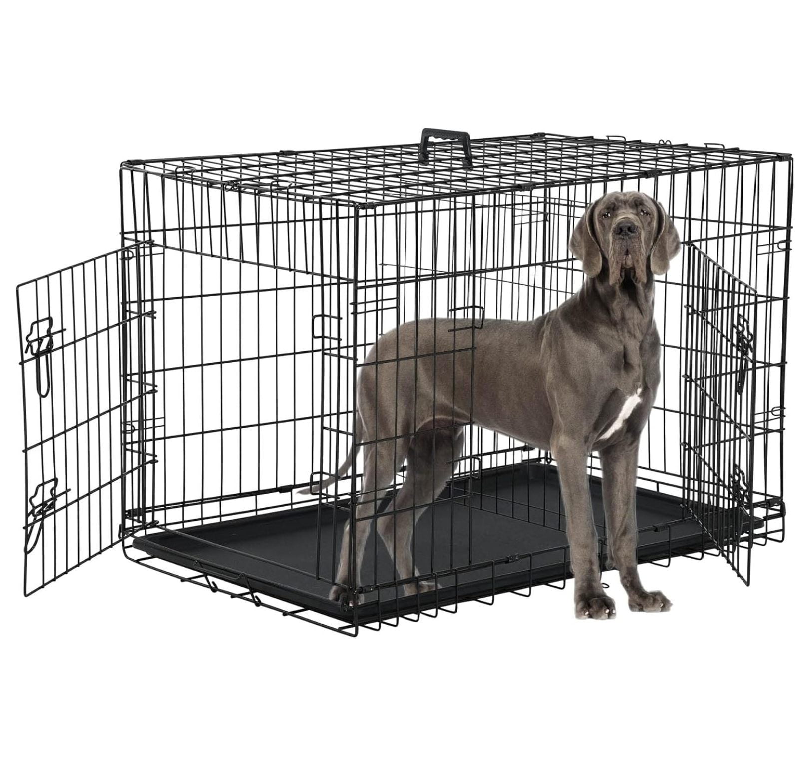 Dog Crates for Large Dogs Inch Dog Kennel Large Dog Crate Foldable Dog