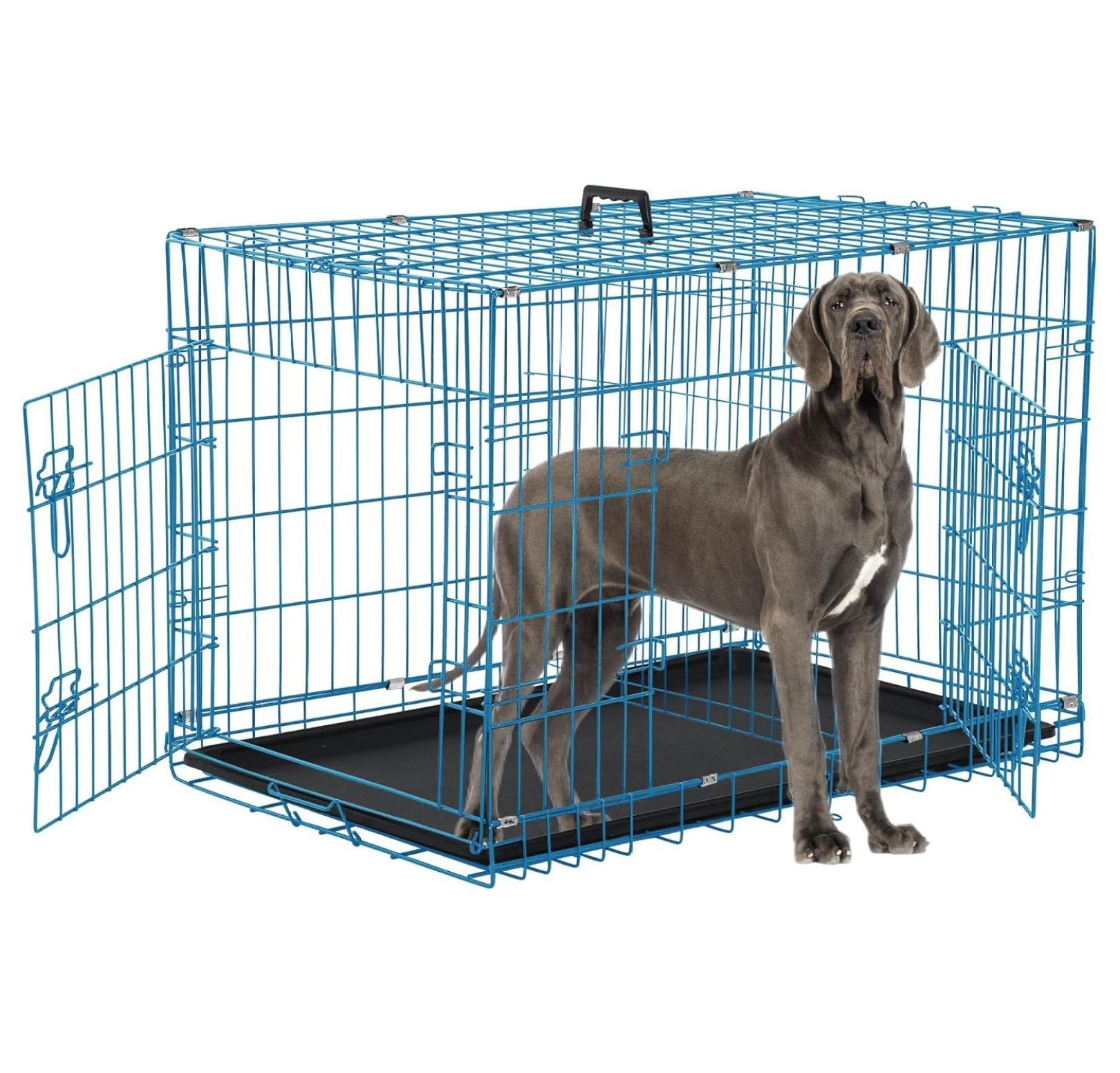 Dog Crates for Large Dogs Inch Dog Kennel Large Dog Crate Foldable Dog