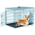 Dog Crates for Medium Dogs 36 Inch Dog Kennel Medium Dog Crate Foldable Dog Cage Double Door w