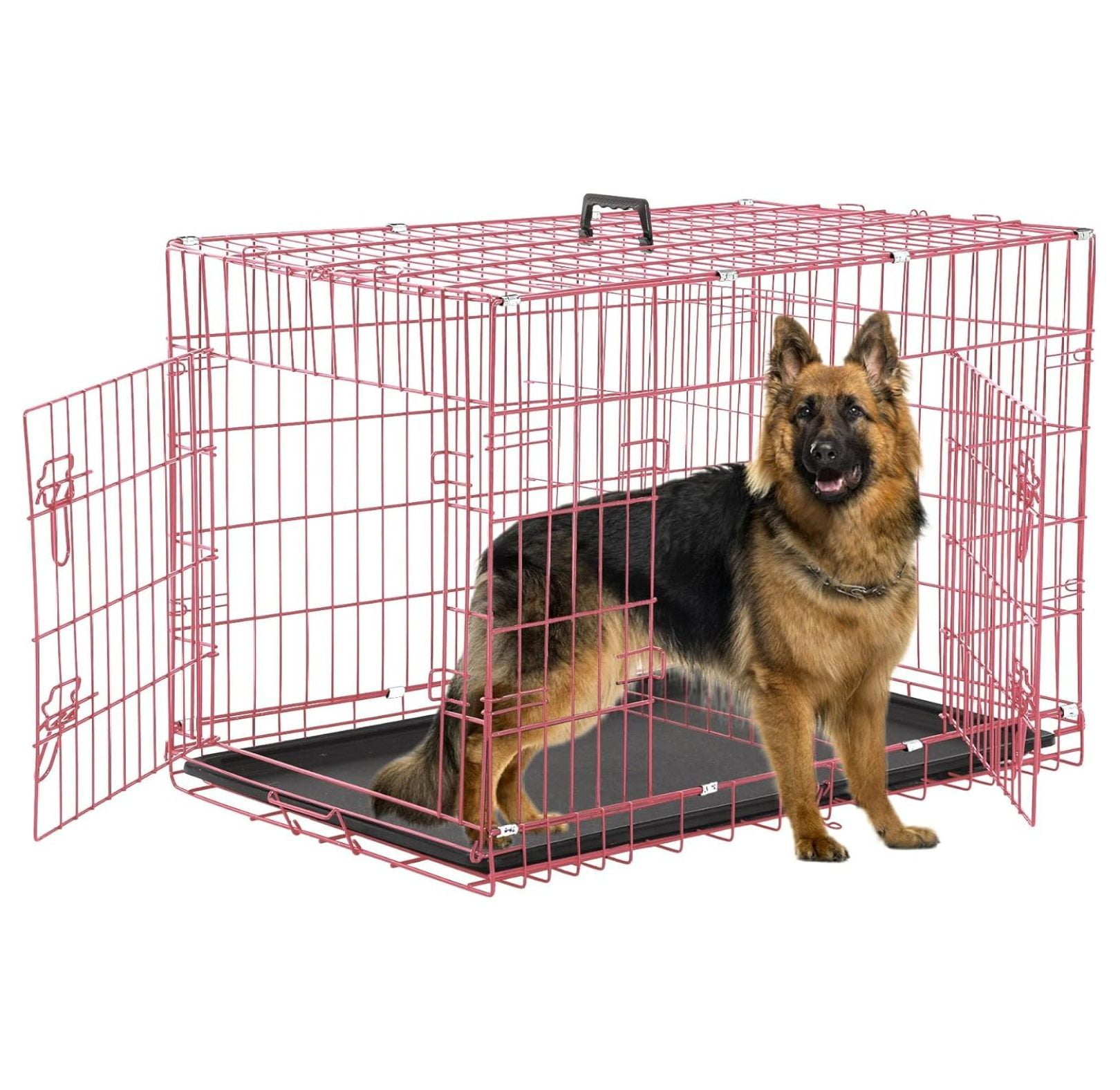 Dog Crates for Medium Dogs 42 Inch Dog Kennel Medium Dog Crate Foldable