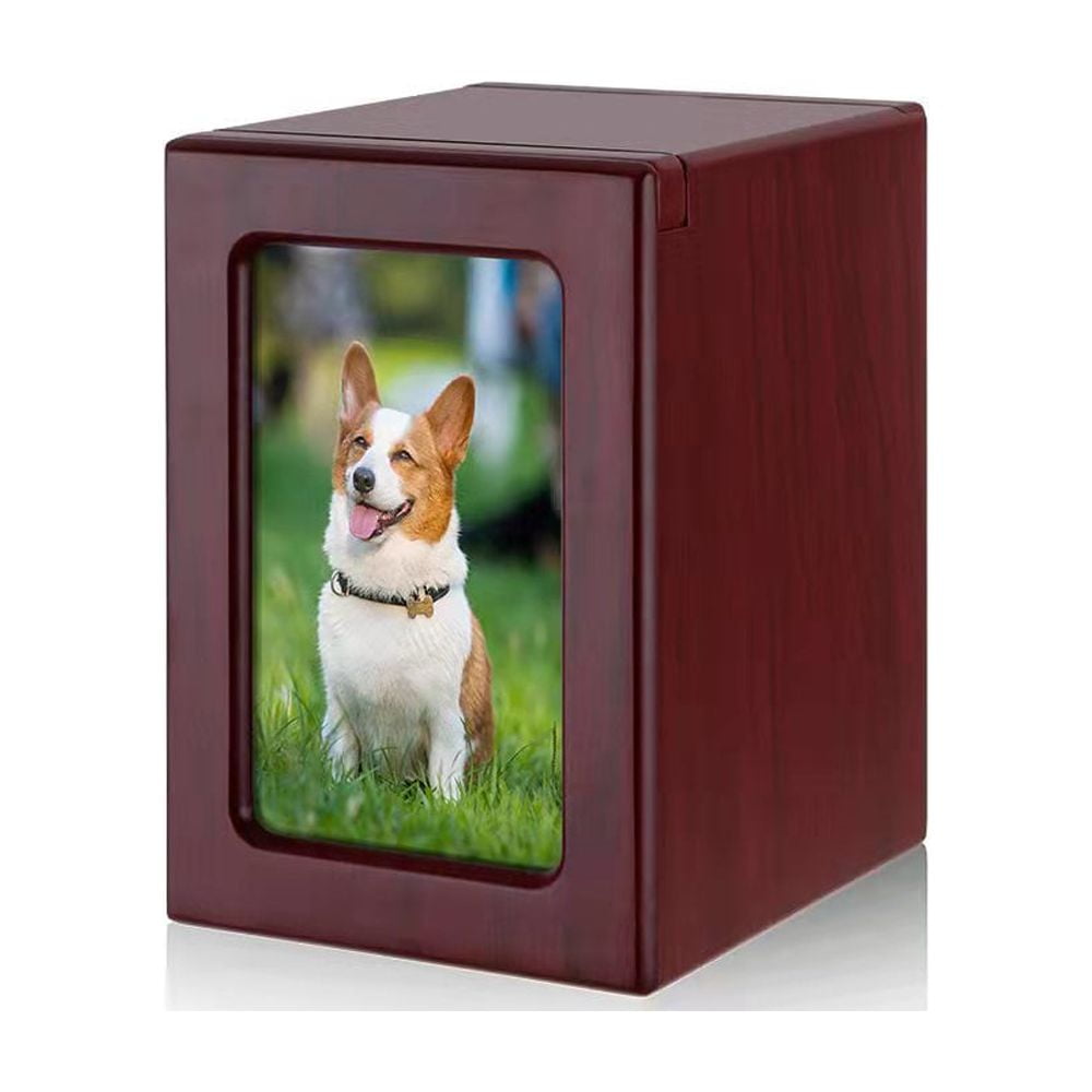 Dog Cremation Ashes Box Cat Wooden Cinerary Casket Pet Bone Ashes