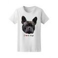 thumbnail image 1 of Dog Cute Bulldog French T-Shirt Women -Image by Shutterstock, Female x-Large, 1 of 2