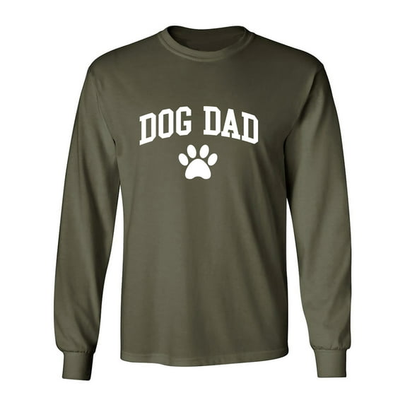 Dog Dad Adult Long Sleeve T-shirt