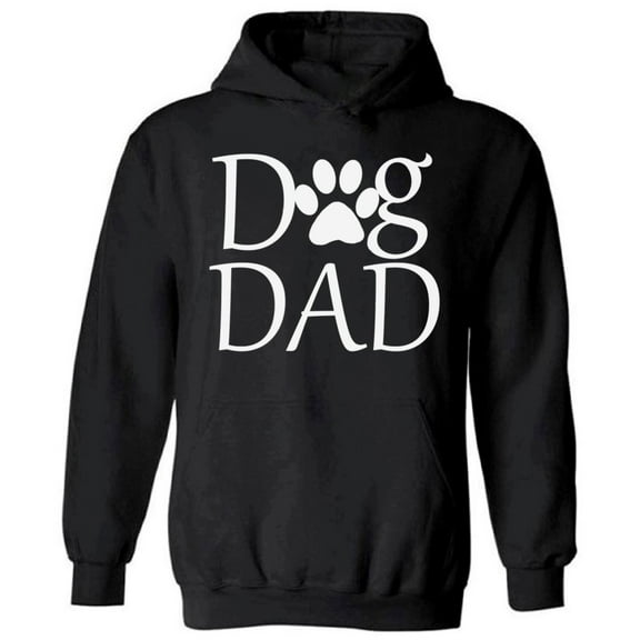 Dog Dad Father's Day Men's Hooded Sweatshirt - Happy Father's Day - Family Holiday Father's Day Hoodie for Men