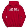 thumbnail image 1 of Dog Dad Graphic Red Men's Cotton Pullover Hoodie, 1 of 1
