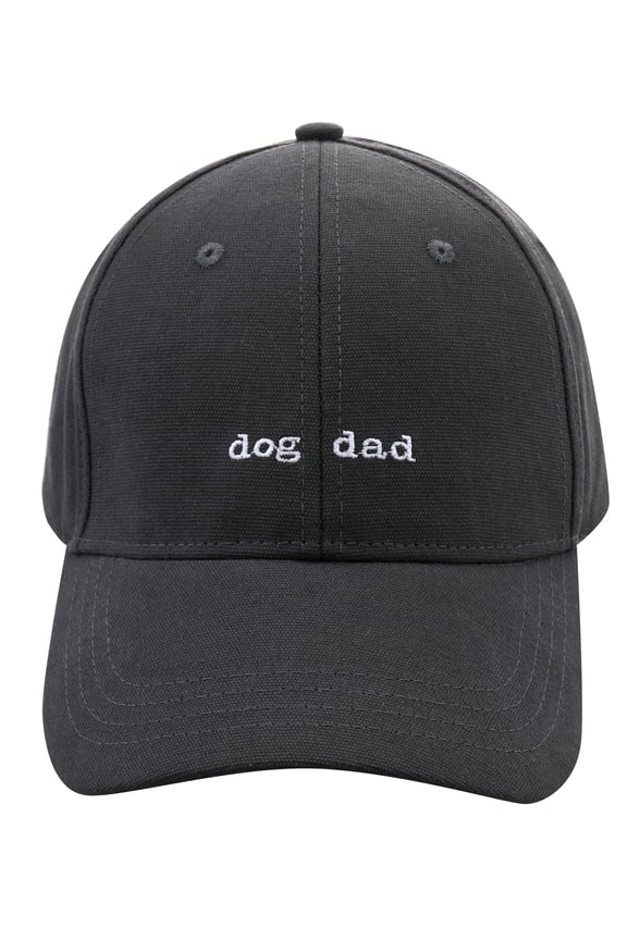 Dog Dad Grey Baseball Hat