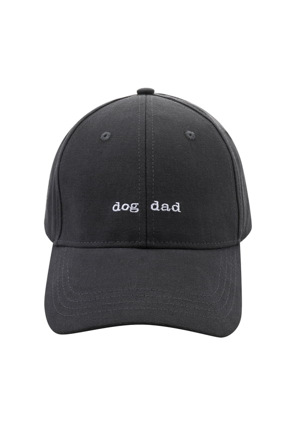Dog Dad Grey Baseball Hat