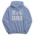 thumbnail image 1 of Dog Dad Humor Graphic Light Blue Men's Crewneck Sweatshirt Hoodie, 1 of 1