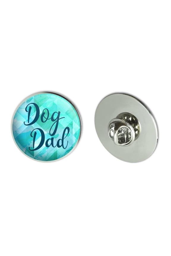Dog Dad Metal 1.1" Tie Tack Hat Lapel Pin Pinback