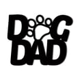 thumbnail image 1 of Dog Dad Paw Metal Wall Sign | Dog Lover Decor | Dog Dad Gift from Wife and Kids | Dog Decor Metal Wall Art | Living Room, Bedroom or Office Decor | Indoor/Outdoor | Father's Day | Made in USA, 1 of 6