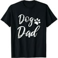 thumbnail image 1 of Dog Dad Vintage Distressed Design - Funny Dog Paw - Classic T-Shirt, 1 of 4