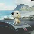 thumbnail image 1 of Dog Dashboard Car Interior Swing Decoration, Innovative Car Accessories, Resin Dog Car Pom-Pom Decoration with Spring Base, Suitable for Vehicles or Offices as Fun Decorations, 1 of 6