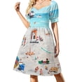 thumbnail image 1 of Dog Day Afternoon Sleeveless Dress summer dress woman 2024 trendy Women dresses summer dress, 1 of 7