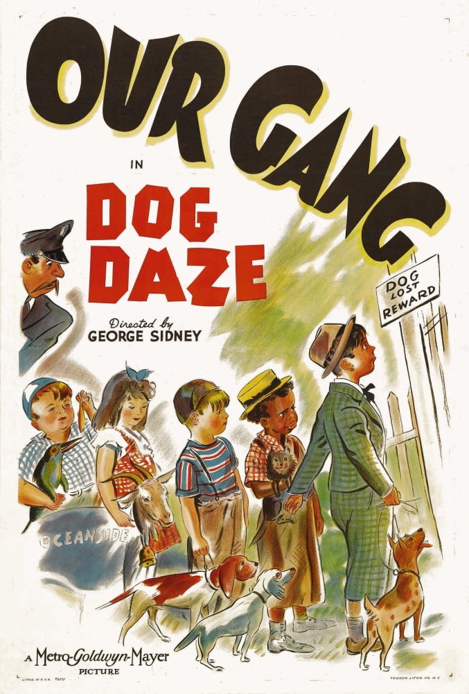 Dog Daze Canvas Art - (24 x 36)
