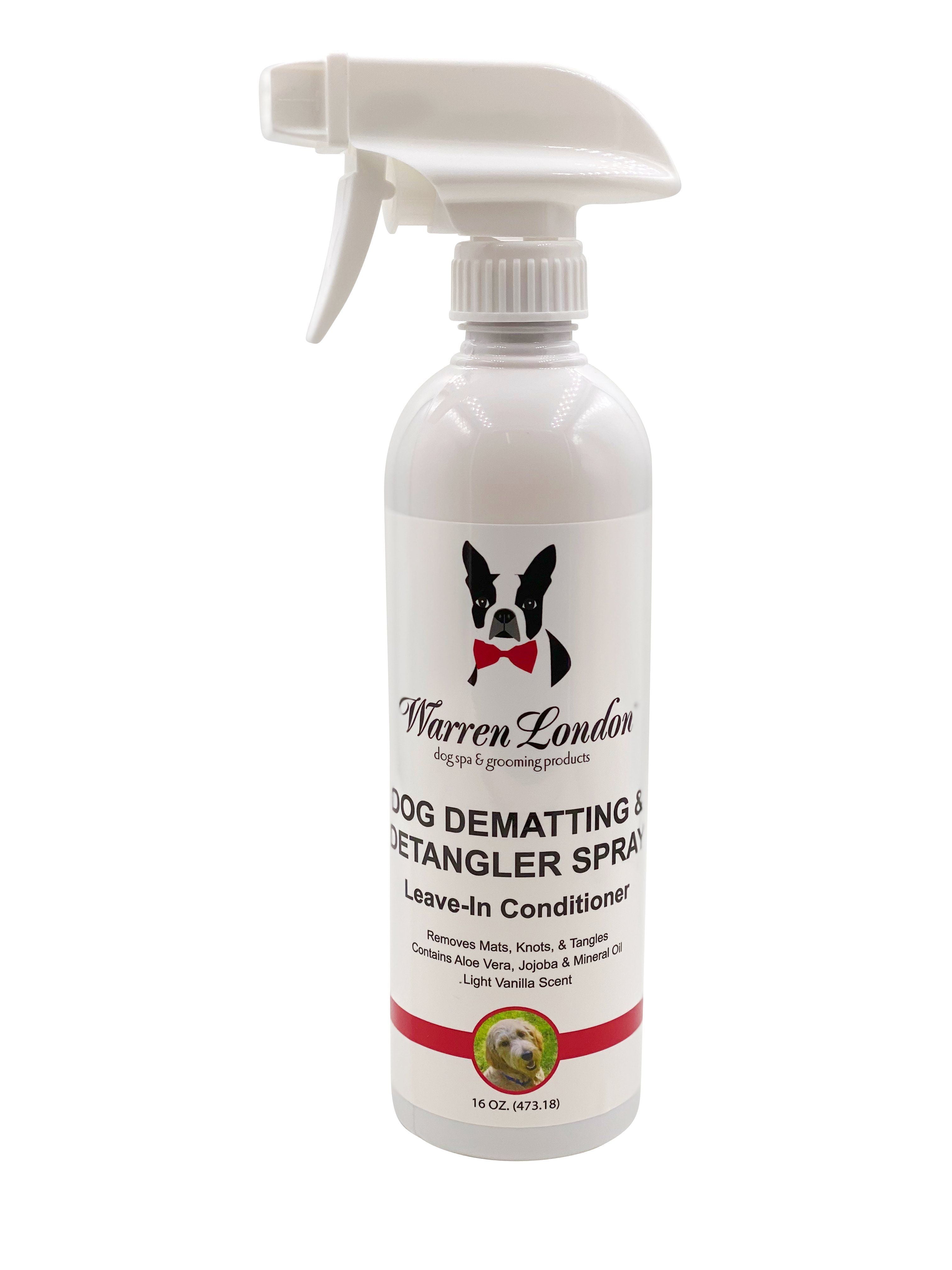 Conditioner for dogs with mats hotsell