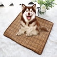 thumbnail image 1 of Cooling Pad for Large Dog,Instant Pet Cool Mat,Comfortable Cool Pet Mat for Cat.Portable Dog Bed for Summer. Suitable for Outdoor Summer Crate Pad.Long Time Cooling.Bone(Size-L 18 * 16in), 1 of 7