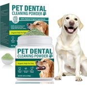 Dog-Dental-Powder, Dog Dental Care for Plaque Remover and Bad Breath, 100g