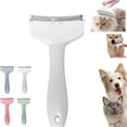 thumbnail image 1 of Dog Deshedding Comb, Gentle Pet Grooming Brush for Shedding, Small Undercoat Rake with Ergonomic Non-Slip Handle, 1 of 7