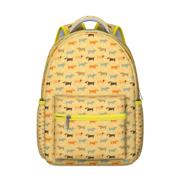 Dog Design Backpack for Busy Lifestyles - Roomy Interior with Dedicated Tablet Pocket, Stylish & Practical for Commuters & Pet Enthusiasts