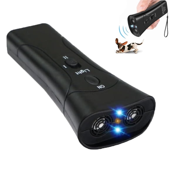 Dog Deterrent Devices,Handheld Ultrasonic Dog Trainer, Portable Bark Deterrent for Controlling Dog Barking, Stop Neighbor's Dog Barking