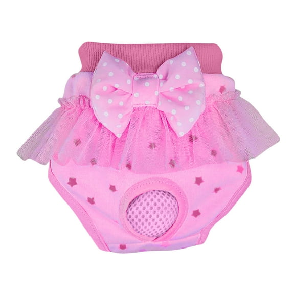 Dog Diapers Reusable Dog Diapers Female Sanitary Pants For Dog Cotton Bubble Underwear Shorts For Small Dogs M