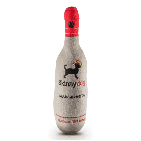Dog Diggin Designs Libation Station Collection | Unique Squeaky Parody Plush Dog Toys – Shaken, Not Stirred