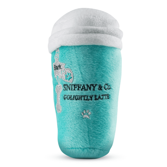 Dog Diggin Designs Nouveau Haute Coffee Station Collection | Unique Squeaky Parody Plush Dog Toys ? Baristas Needed!