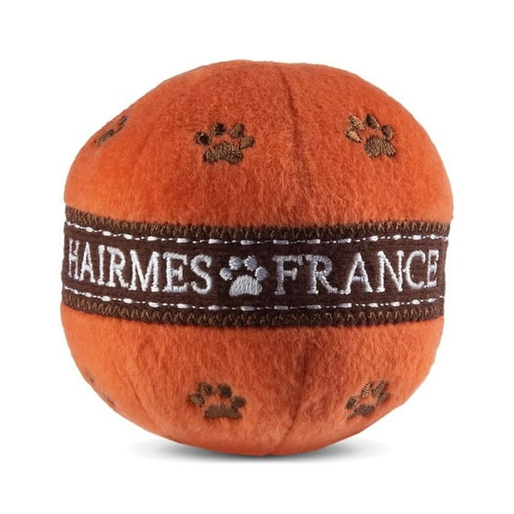 Dog Diggin Designs Runway Pup Collection | Unique Squeaky Parody Plush Dog Toys – Prêt-à-Porter Dog Bones, Balls & More