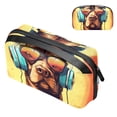 thumbnail image 1 of Dog Digital Pouch with Oxford Cloth, Waterproof, 5.9x9.44x3.14 in, for Hard Drive Bags, USB Pouch, Charger Cord Organizer, Cable Organizer Clips, 1 of 6