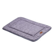 Dog Dog Bed Crate Pad Mat Cute Paw Pet Beds for Large dog,Washable Dog Sleeping Mattress with Anti Slip Bottom