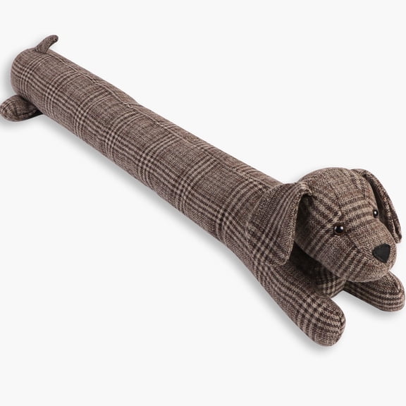 Dog Under Door Draft Stopper Heavy Duty, 3LB 36 Inch Decorative Fabric Door Draft Blocker, Animal Weather Stripping Sound Proof Bottom Seal, Save Energy Reduce Noise Air Stopper Guard