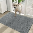thumbnail image 1 of Dog Door Mat For Muddy Paws, Absorbs Moisture & Dirt, Non-Slip Washable Chenille Mat, Quick Dry Microfiber Mud Mat For Dogs, Indoor Entry Floor Mat For Inside Home, Crate & Car, 1 of 3