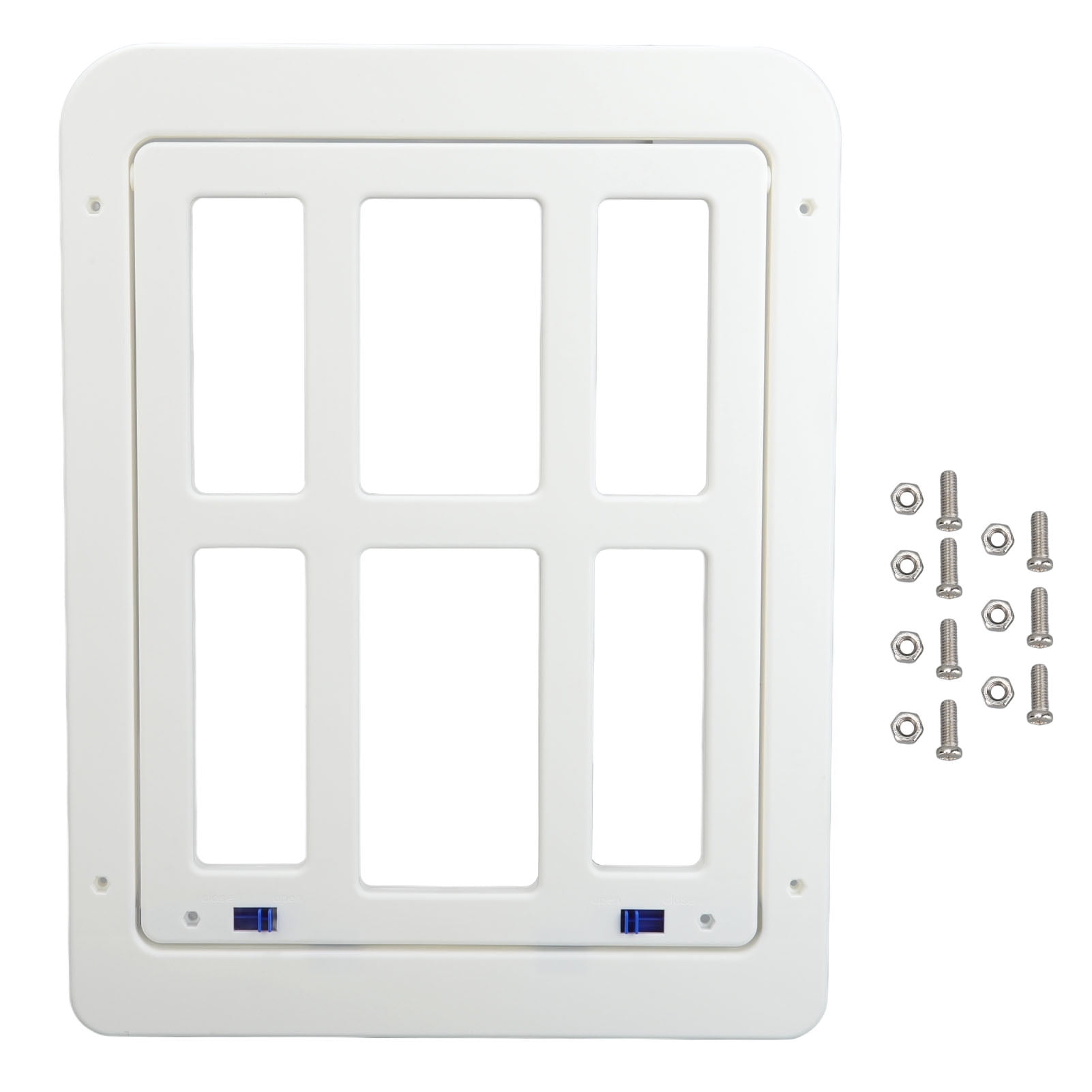 Dog Door Thicken ABS Mosquito Repelling Double Suction Lockable