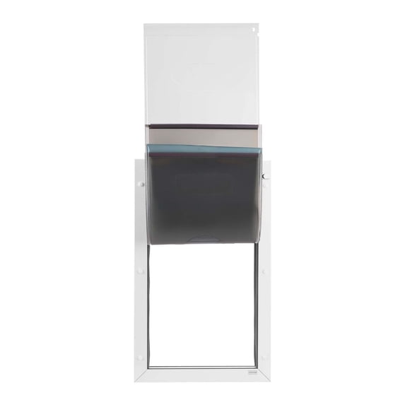 Dog Door for Door, X-Large, Magnetic Flap & Metal Frame, Weatherproof, Easy Install