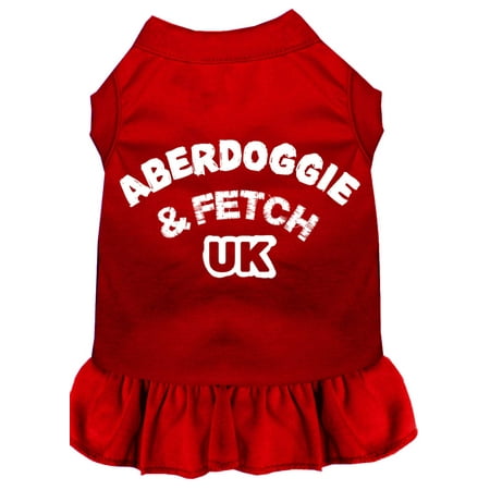 Dog Dress, Dog Dress, Screen Printed, "Aberdoggie Fetch UK"