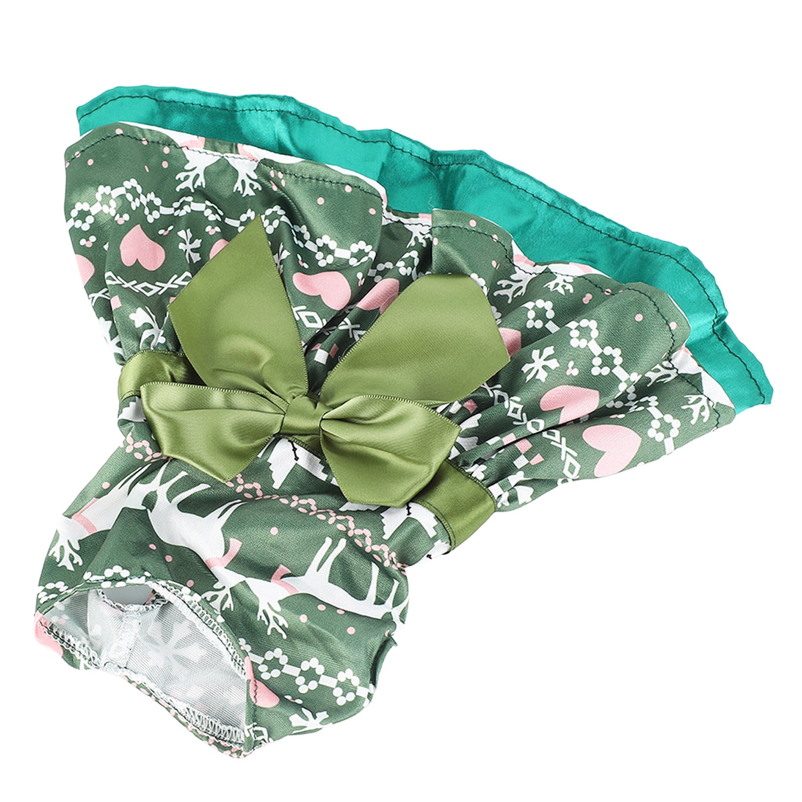 Dog Dress Fashion Cute Christmas Theme Heart Deer Pattern Puppy Summer