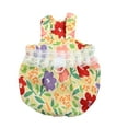thumbnail image 1 of Dog Dress Flower Pattern Breathable Outfit - Pet Vest Puppy Sleeveless Clothes for Female Dog, 1 of 8
