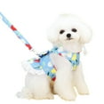 thumbnail image 1 of Dog Dress with Harness Leash Set for Small Dogs Cute Dog Pet Girl Puppy Summer Clothes for Female Summer Bunny Rabbit Clothes Yorkie Chihuahua Training Walking, 1 of 6