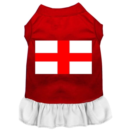 Dog Dress, Pet Dog Cat Dress Screen Printed, "St. George's Cross"