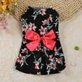 thumbnail image 1 of Dog Dresses Pet Princess Skirts with Ribbon Bowknot, Cute Puppy Sundress Spring Summer Shirts Vest for Small Dogs Cats, Black Vest, S, 1 of 10